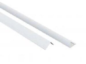 Куточок пристінний KRAFT L 3000x19x24 мм білий