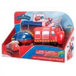Паровозик Chuggington Вілсон з причепом «Грай та трансформуй'