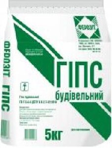Гіпс будівельний ферозит ГВ Г-5-Б-ІІ 5 кг