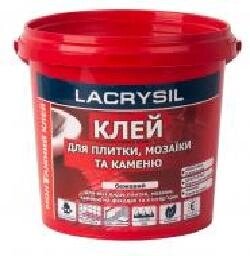Клей для плитки та мозаїки Lacrysil Міцніше сухих сумішей 1,5 кг