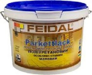 Лак паркетний Acryl Parkettlack Feidal мат 3 л прозорий