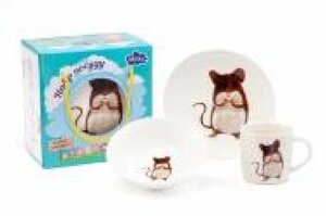 Набір дитячого посуду Cute Hamster 3 предмета M0690-KS-2005 Milik