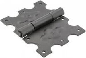 Петля накладна універсальна декоративна для вікна 115 мм чорні