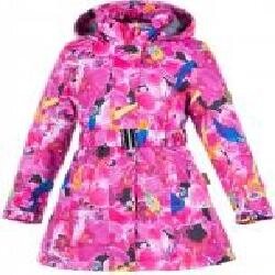 Пальто для дівчинки HUPPA Leandra р. 116 фуксія 18030004-91263-116