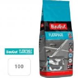 Фуга BauGut FLEXFUGE 100 (ширина шва до 8мм) 2 кг білий