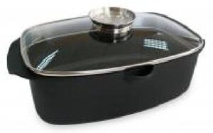 Каченя з кришкою Black Pro New 5,6 л 55873 Lessner