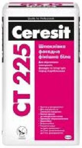 Шпаклівка Ceresit фасадна CT 225 (біла) 25 кг