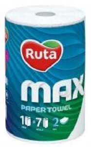 Паперові рушники Ruta Max двошарова 1 шт.