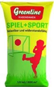 Насіння Greenline газонна трава Гра і спорт 10 кг