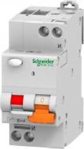 Диференціальний автомат Schneider Electric АТ 63 25 А 30 мА C 1