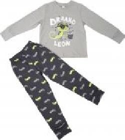 Піжама дитяча для хлопчика Roksana р. 116-122 сірий з малюнком №
