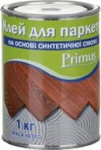 Клей для паркету Primus на основі синтетичної смоли 1 кг
