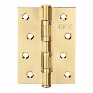 Петля Linde H-100 PB врізна 100x75x2,5 мм полірована латунь