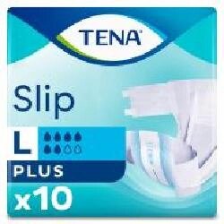 Підгузки для дорослих Tena Slip Plus Large 100-150 см 10 шт.