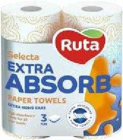 Паперові рушники Ruta Selecta EA тришарова 2 шт.