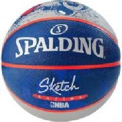 Баскетбольний м'яч Spalding NBA Sketch Robot 83-677Z нар. 7 різноць