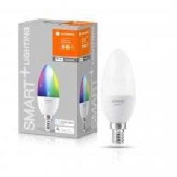 Розумна лампа Ledvance SMART+ WiFi Candle 5 Вт B39 матова E14 220