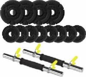 Набір гантелей Energetics 418726-050 Premium Cast Iron Set 20 кг