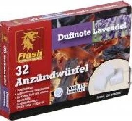 Підпалка для каміна і печі Flash лаванда 32 шт.