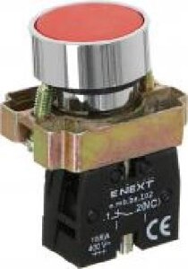 Кнопка E. NEXT e. mb. ba42 без підсвічування червоний p0810110