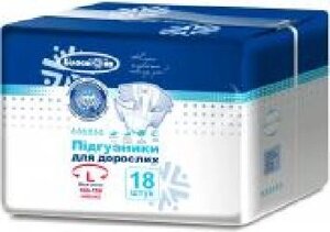 Підгузки для дорослих Білосніжка Large 18 шт.