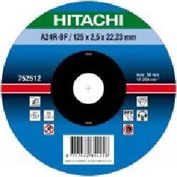 Коло відрізний по металу Hitachi 125x2,5x22,2 мм 752512