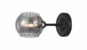 Бра WunderLicht 1x60 Вт E14 чорний KK5018-11