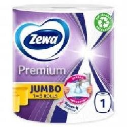 Паперові рушники Zewa Premium Jumbo 230 відривів тришарова 1