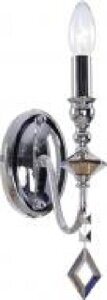 Бра Victoria Lighting Antonia/AP1 1x40 Вт E14 хром
