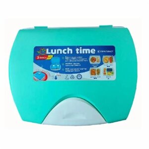 Ланч-бокс Трапласт Lunchtime 3 в 1 м'ятний