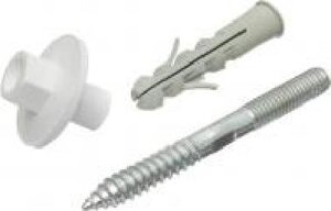 Кріплення для умивальника до стіни з ексцентриками і болтами 10x1