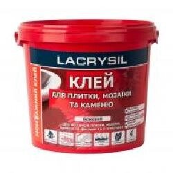 Клей для плитки та мозаїки Lacrysil Круче сухих сумішей 8 кг