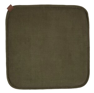 Подушка LOMME 38x38x2см зелена