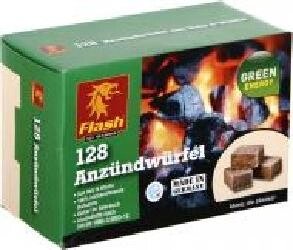 Підпалка для каміна і печі Flash Brown 128 шт.