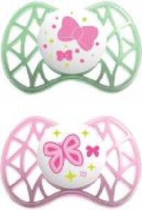 Пустушка симетрична Nuvita Air 6 м + 2 шт. NV7081Pink