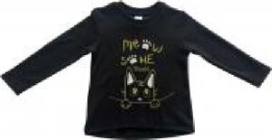 Джемпер для дівчинки Luna Kids 1067/22007 Кошеня р. 98 чорний