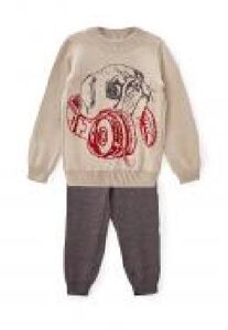 Костюм дитячий ART KNIT Мопс нар. 110-116 бежевий 338
