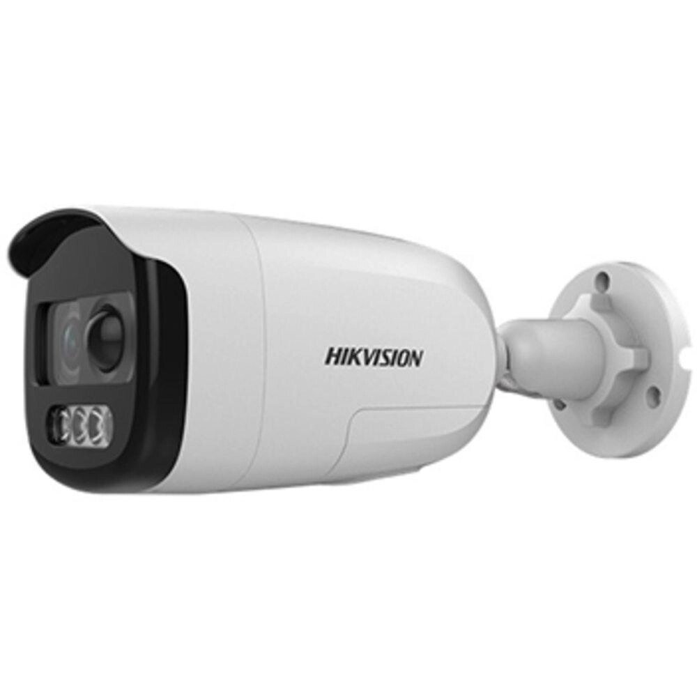 2 Мп ColorVu Turbo HD відеокамера Hikvision з PIR датчиком та сиреною DS-2CE12DFT-PIRXOF (2.8 ММ) від компанії інтернет-магазин "БИТПРОМТОРГ" - фото 1