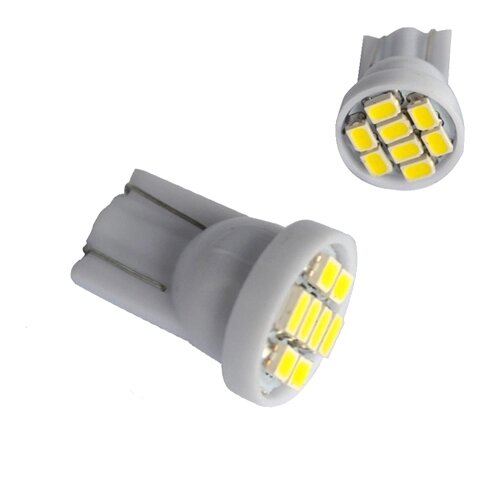 2x LED T10 W5W лампа в автомобіль BTB, 8 SMD 3020 від компанії інтернет-магазин "БИТПРОМТОРГ" - фото 1