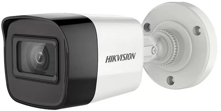 5 Мп Turbo HD відеокамера Hikvision із вбудованим мікрофоном DS-2CE16H0T-ITFS (3.6 мм) від компанії інтернет-магазин "БИТПРОМТОРГ" - фото 1