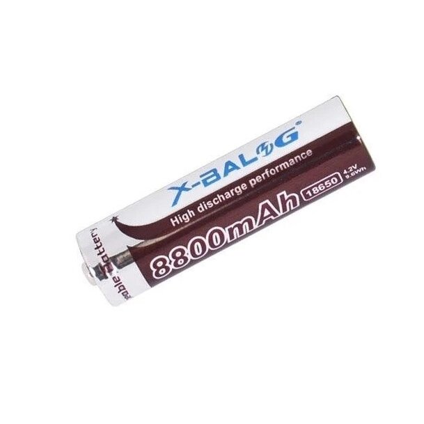 Акумулятор X-BALOG 18650 8800 mAh від компанії інтернет-магазин "БИТПРОМТОРГ" - фото 1