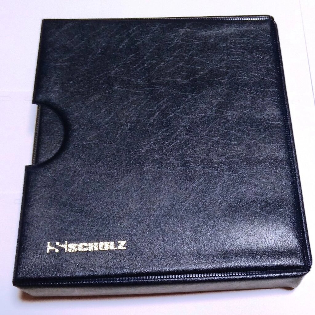 Альбом для монет Schulz 291 комірка у футлярі чорні листи Синій (hub_swrzay) від компанії інтернет-магазин "БИТПРОМТОРГ" - фото 1
