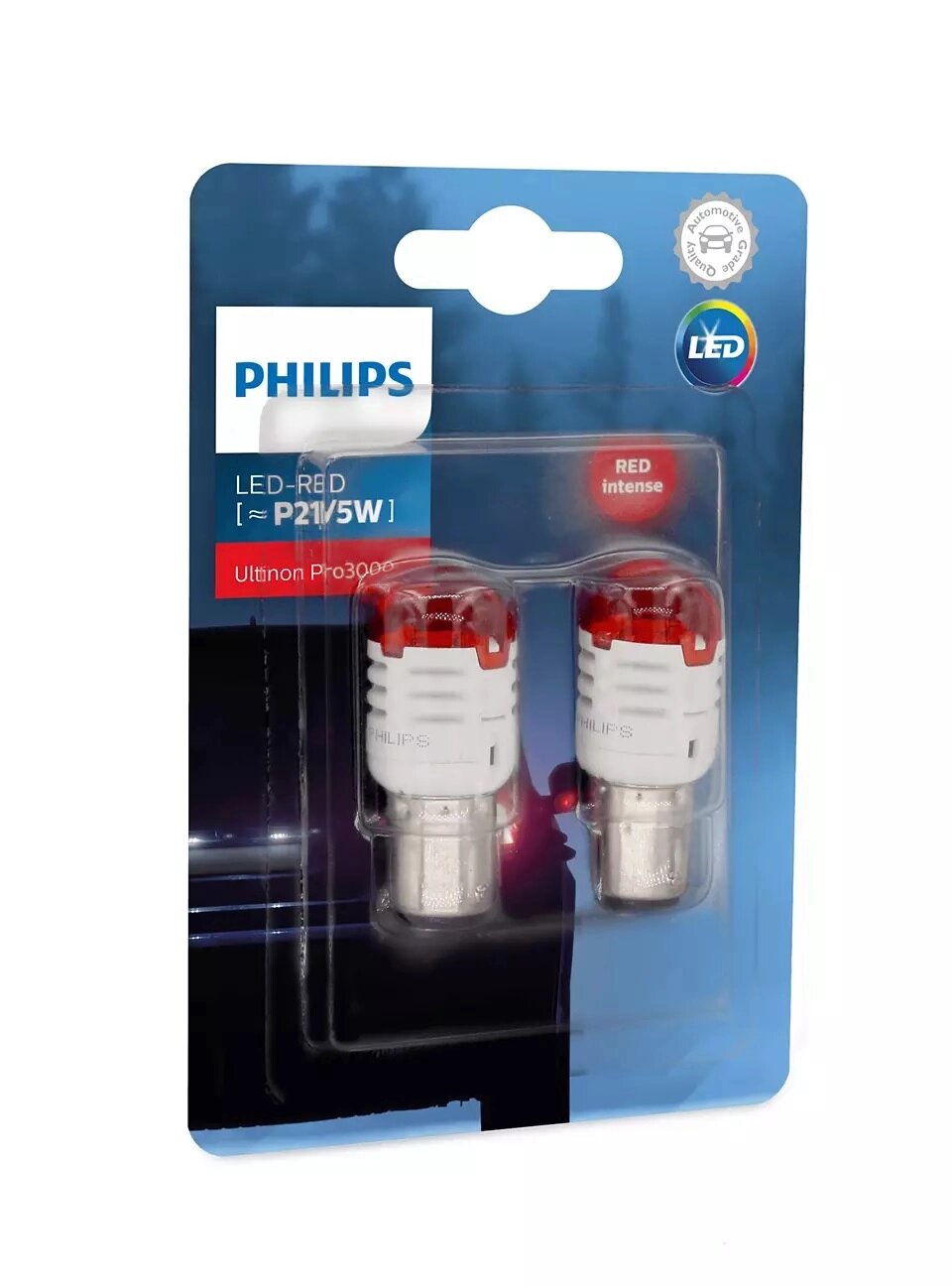 Автолампа діоди PHILIPS 11499U30RB2 P21/5 LED 12V Ultinon Pro3000 RED від компанії інтернет-магазин "БИТПРОМТОРГ" - фото 1