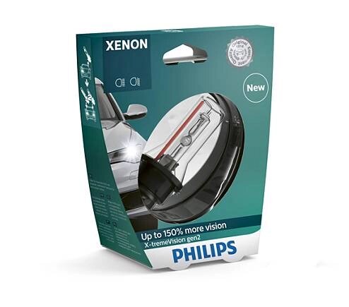 Автолампа ксенон PHILIPS 42402XV2S1 D4S 35W P32d-5 X-tremeVision gen2 +150% від компанії інтернет-магазин "БИТПРОМТОРГ" - фото 1