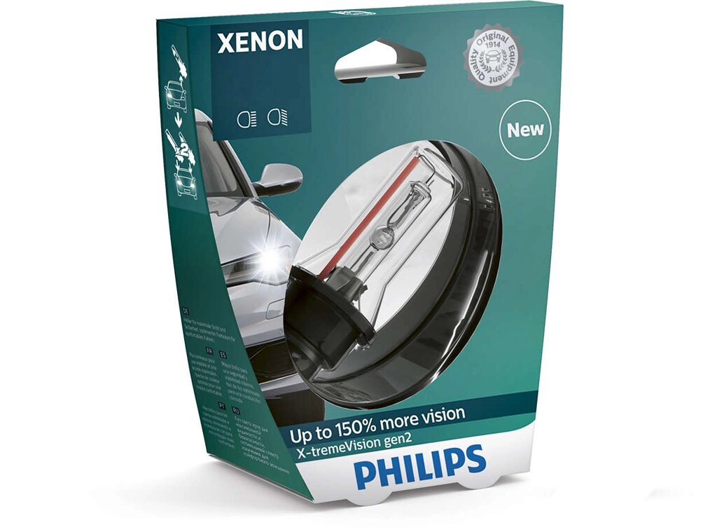 Автолампа ксенон PHILIPS 85126XV2S1 D2R 85V 35W P32d-2 X-tremeVision gen2 +20% від компанії інтернет-магазин "БИТПРОМТОРГ" - фото 1