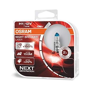 Автолампа OSRAM 64150NL H1 Night Breaker LASER NG +150% 55W 12V P14, 5s HardDuopet від компанії інтернет-магазин "БИТПРОМТОРГ" - фото 1