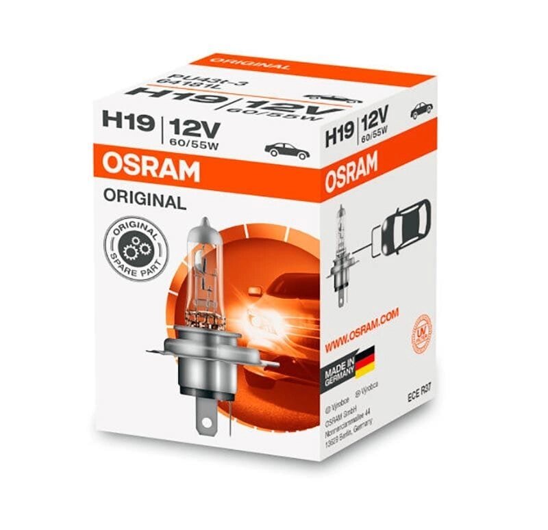 Автолампа OSRAM H19 64181L 60/55W 12V PY26D-1 10X1 від компанії інтернет-магазин "БИТПРОМТОРГ" - фото 1