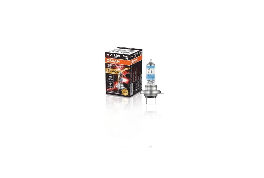 Автолампа OSRAM H7 64210NB200 Night Breaker +200% 55W 12V PX26d 1шт від компанії інтернет-магазин "БИТПРОМТОРГ" - фото 1