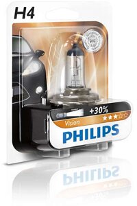 Автолампа philips 12342PRB1 H4 60/55W 12V P43t premium