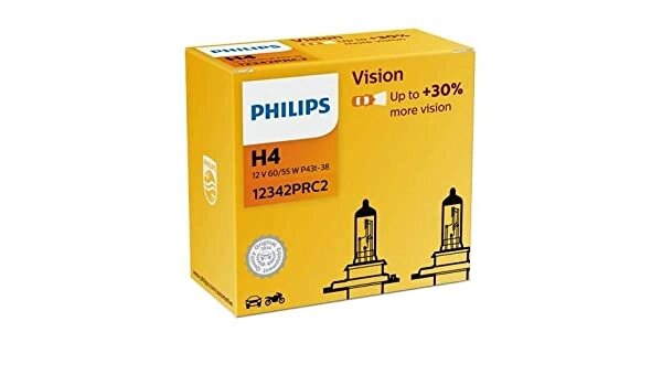 Автолампа PHILIPS 12342PRC2 H4 60/55W 12V P43t Premium 2pcs. від компанії інтернет-магазин "БИТПРОМТОРГ" - фото 1